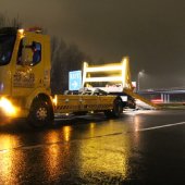 Rechtdoor in de sloot N206 Katwijk